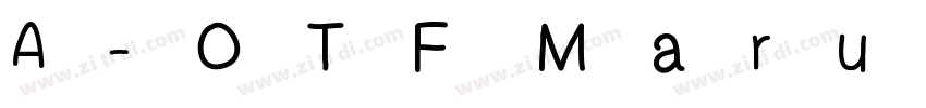 A-OTF Maru Folk Pro字体转换